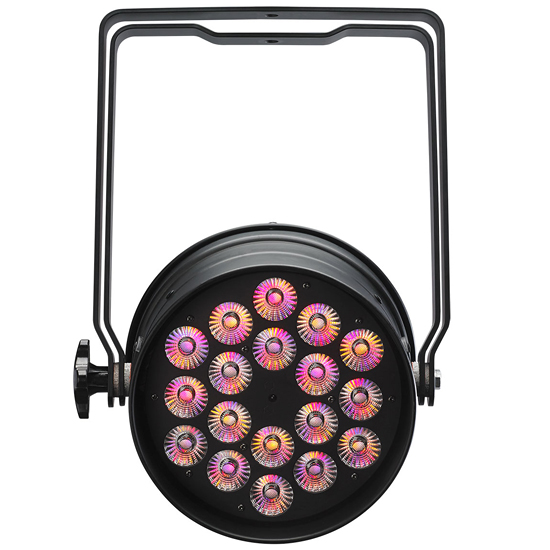 CONTEST  PROJECTEUR PAR64 A 18 LEDS 5 COULEURS 