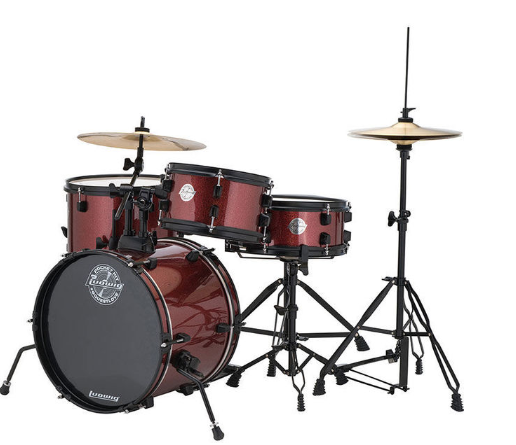 Ludwig Pocket Kit - Red Sparkle